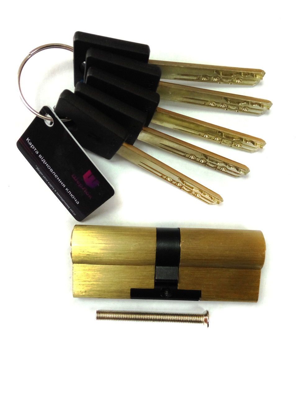 Циліндровий механізм 110 (55x55) Шерлок Золото, фото 1