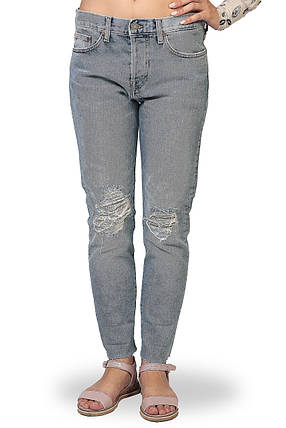 Джинси жіночі рвані Denim, фото 2