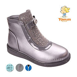 Черевики ТОММ 3864D срібло брошка 32р