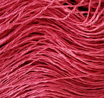 Паперовий шнур, 10 метрів, колір червоний