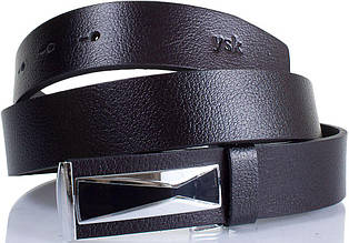 Мужской кожаный ремень Y.S.K. (УАЙ ЭС КЕЙ) SHI240-1, 115х3,5 см, черный