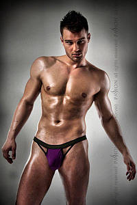 Чоловічі трусики сліпи Passion 006 SLIP violet S/M 777Shop.com.ua