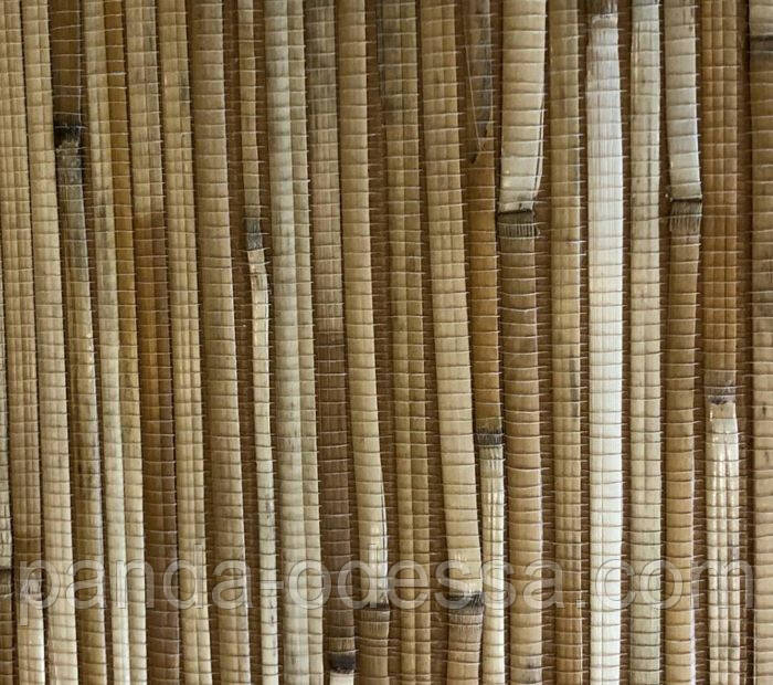 Натуральні шпалери Тросник крупний, бамбук/коричневий фон - фото 3 - id-p770312963