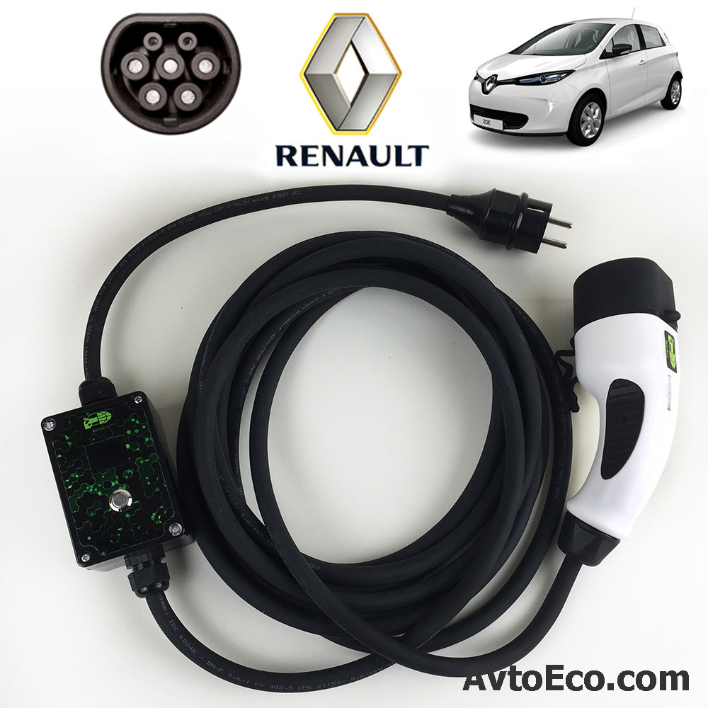 Зарядное устройство для электромобиля Renault Zoe ZE AutoEco Type 2 16A-BOX - фото 1 - id-p770745542