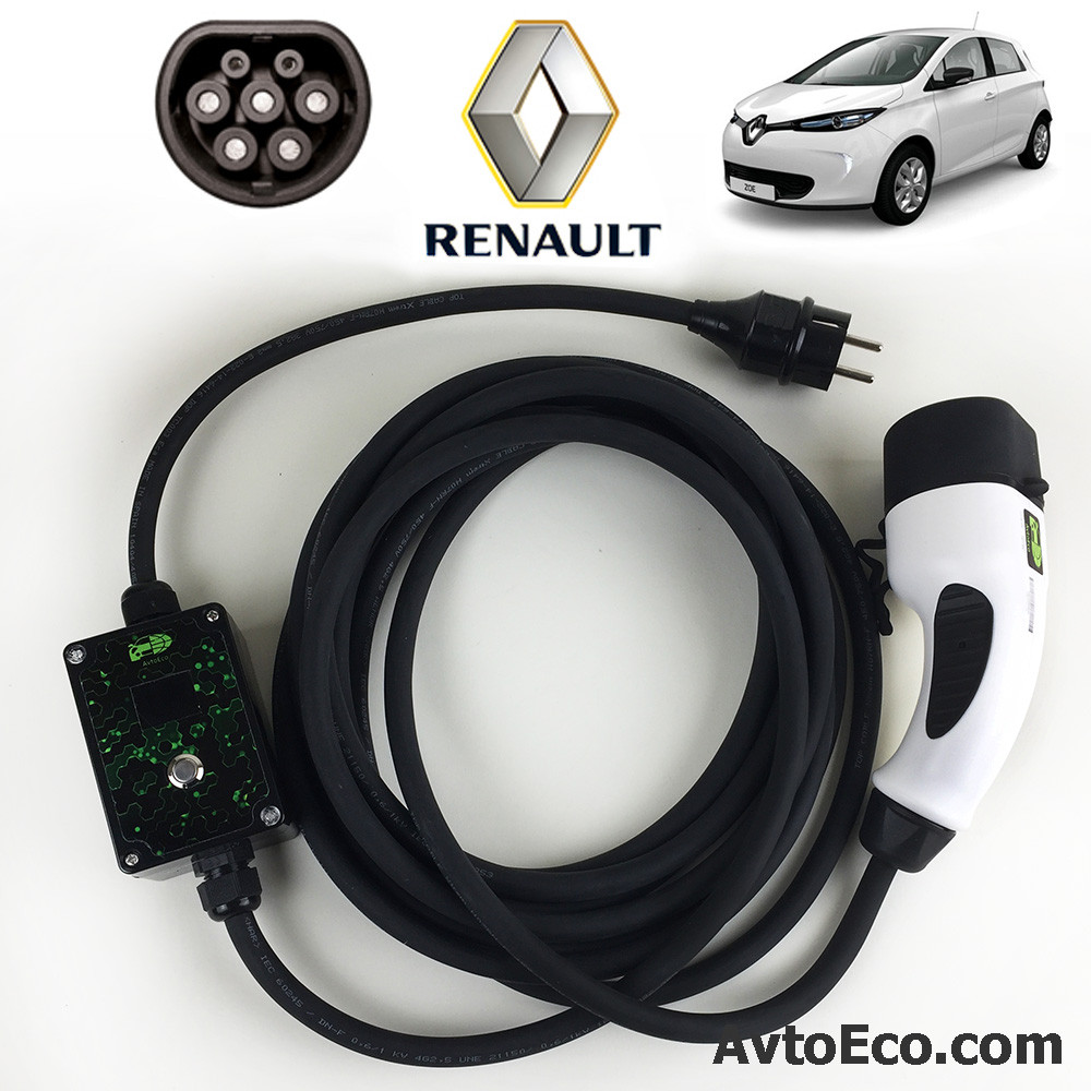 Зарядний пристрій для електромобіля Renault Zoe ZE AutoEco Type 2 16A-BOX