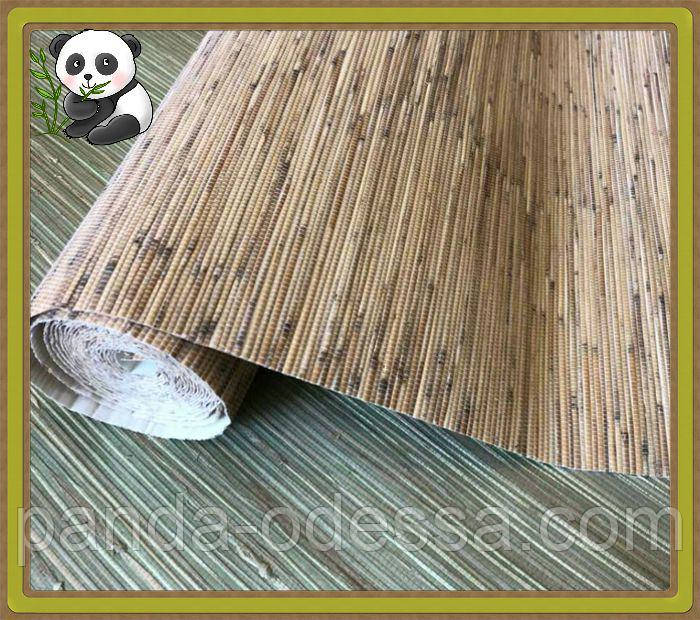 Натуральні шпалери Тросник мілкий, бамбук/світлий фон - фото 2 - id-p770761699