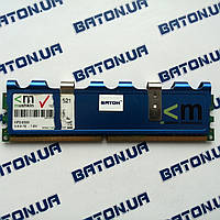 Ігрова оперативна пам'ять Mushkin Enhanced DDR2 1Gb 667MHz PC2 5300U CL4 (996521) Б/У