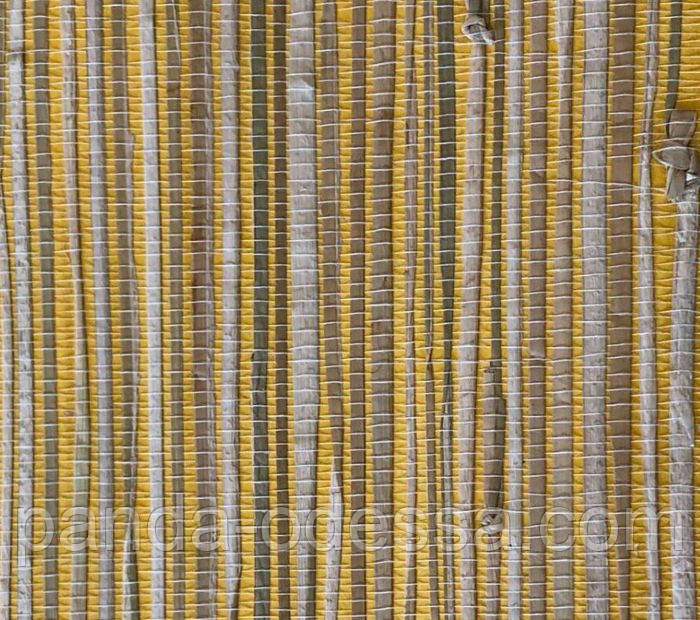 Натуральні шпалери Травка, трава-рогоз (камиш)/жовтий фон - фото 3 - id-p770790381