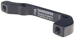 Адаптер гальма Shimano F180P/S Disk, з болтами кріп., чорний