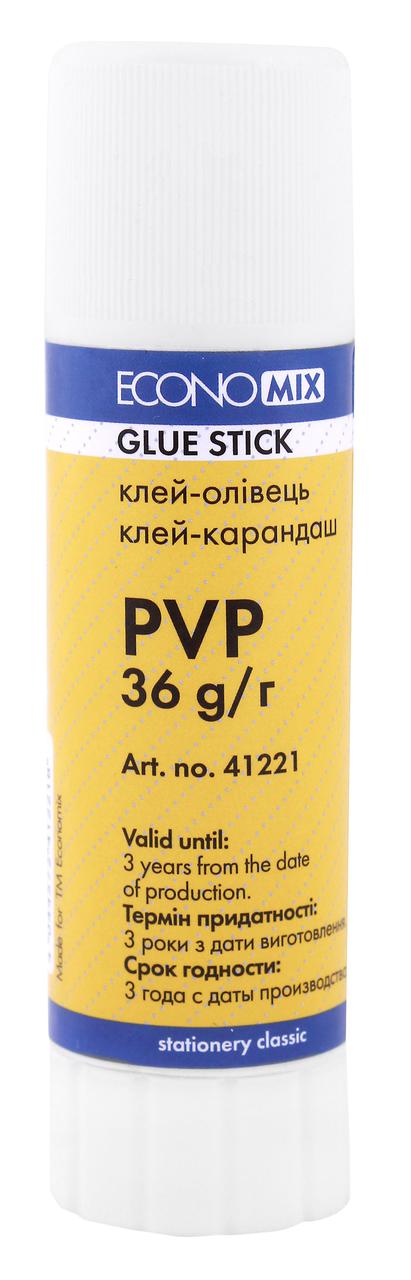Клей-олівець Economix PVP, 36 г