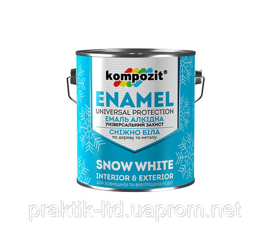Эмаль алкидная «Композит» Снежно белая (матовая) (ID#251336), цена: 143 ...