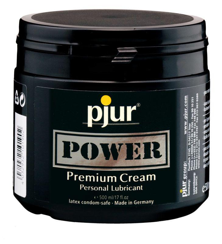 Густа змазка для фістінга і анального сексу pjur POWER Premium Cream 500 мл на гібридній основі 777Shop.com.ua