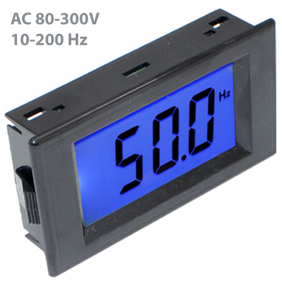 Частотомір цифровий вимірювач напруги AC 80-300V 10-199.9 Гц мультиметр