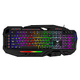 Ігрова клавіатура програмована з кольоровою підсвіткою мультимедійна HAVIT HV-KB417L, USB, PROGRAMABLE, фото 8