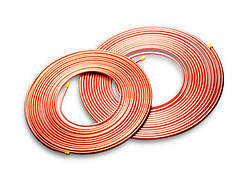 Труба мідна м'яка 3/8'' (9,53 * 0,71 мм) Halcor (Греція) бухта 50 м