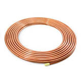 Труба мідна кондиціонерна м'яка 3/8" (9,53 * 0,81 мм) Halcor (Греція) бухта 15 м, фото 2