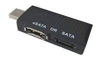 Перехідник USB eSATA + SATA