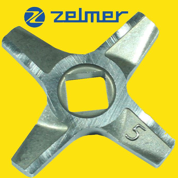 Двухсторонний нож для мясорубки Zelmer NR5 (ОРИГИНАЛ) 86.1009 631384 - запчасти для мясорубок Zelmer - фото 1 - id-p680733947