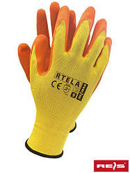 Робочі рукавички покриті латексом RTELA YP