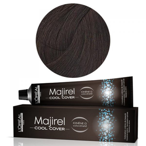 Стійка крем-фарба для волосся 50 мл L'Oreal Professional Majirel Cool Cover СС 6.1 темний попелястий