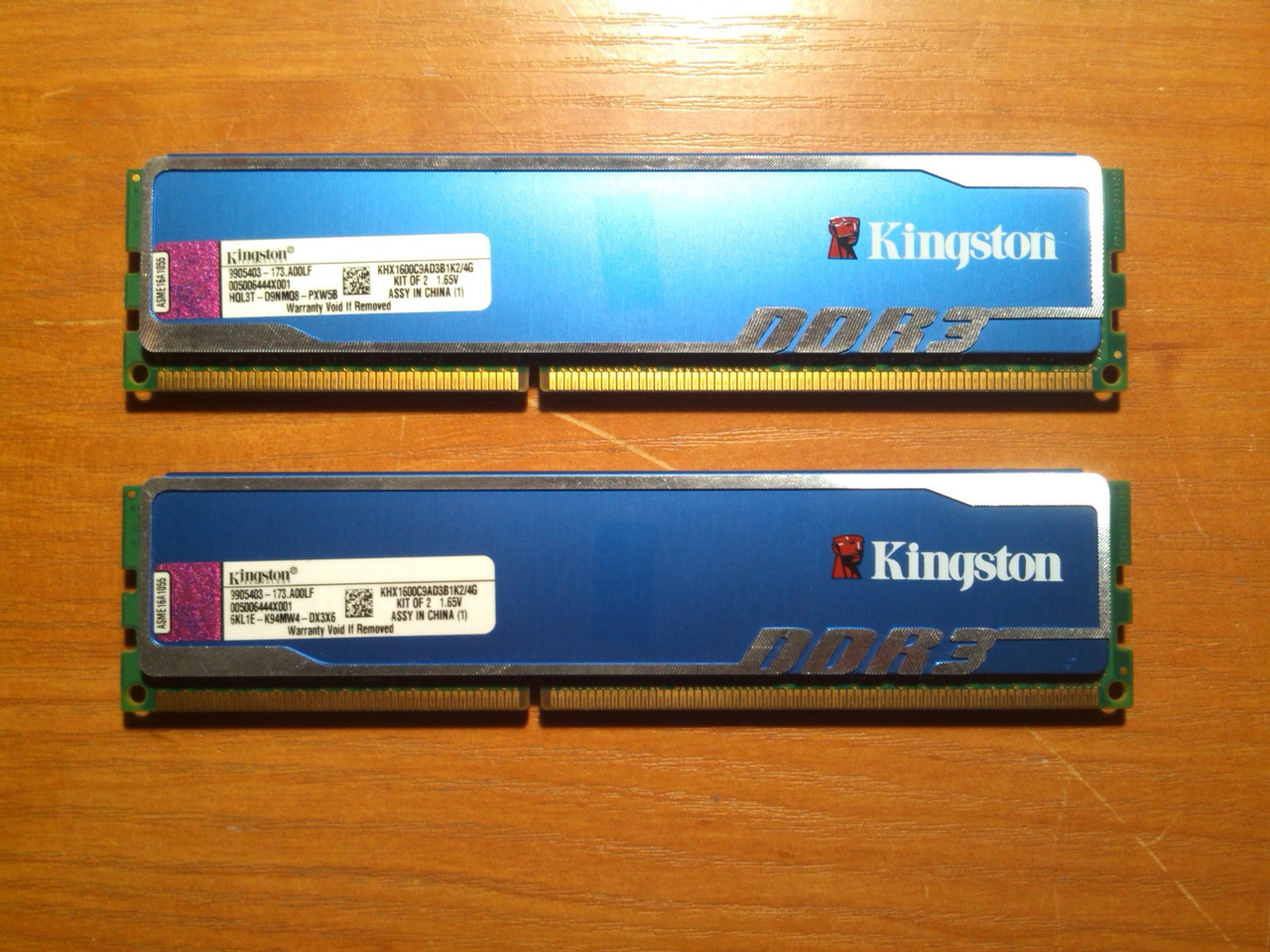 Пара Kingston DDR3 4GB 1600MHz PC3-12800 під Intel та AMD Гарантія!