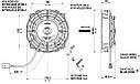 Вентилятор Spal 24V, штовхальний, VA22-BP7/C-64S, фото 2