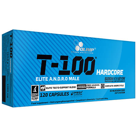 OLIMP T-100 Hardcore 120 caps, фото 1