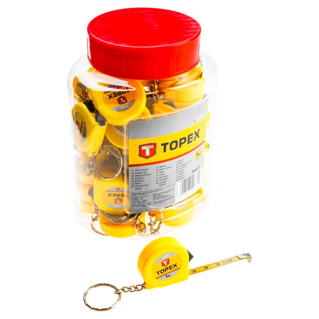 Міні-Рулетка брелок Topex (1м)