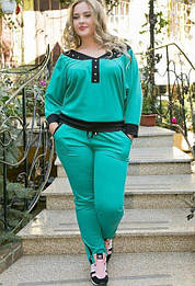 ЖІНОЧІ СПОРТИВНІ ПРОГУЛЯНКОВІ ДОМАШНІ КОСТЮМИ БАТАЛ