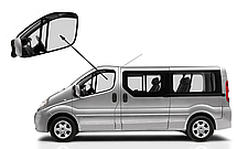 Бічне скло Renault Trafic 2001-2014 переднє ліве опускне