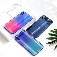 Чохол для Apple iPhone X XS Baseus Laser Luster Glass