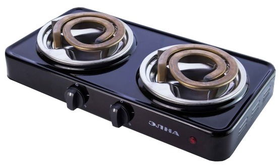 Електроплита ЕЛНА 020 2.0 кВт 2 широких тена