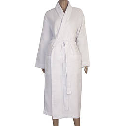 Халат вафельний ЛЮКС Ярослав білий розміри від 44 до 62