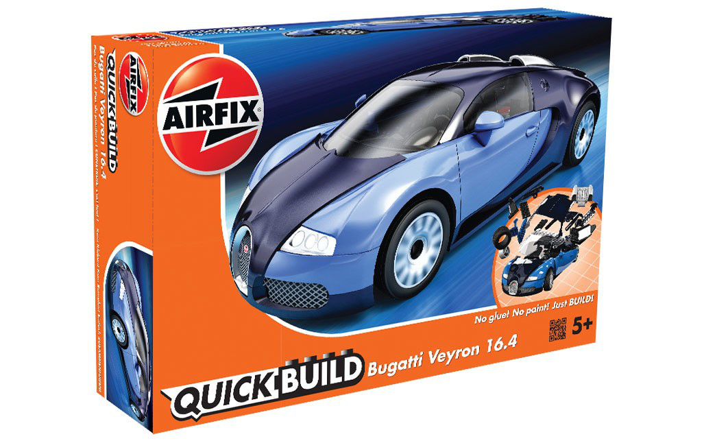 Bugatti Veyron. ЗБІРКА БЕЗ КЛЕЮ. AIRFIX J6008