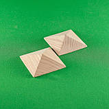 Пірамідка меблева дерев'яна. Різьба по дереву. Код Р41, фото 3
