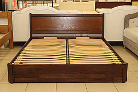 Ліжко 2-спальне з підіймальним механізмом із бука