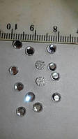 Стразы клеевые акрил диаметр 4 мм ( прозрачные ) от 10 шт.