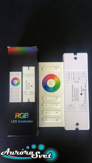 Пульт керування світлодіодною стрічкою RGB. Комплект пульт+димер. Керування світлом.