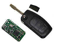 Ключ выкидной Ford Focus Galaxy Kuga 3 кнопки 433MHz чип 4D 63