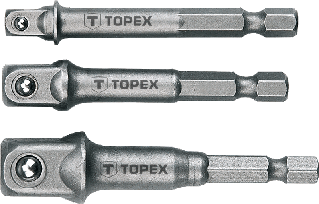 Перехідник Topex, набір 3 шт.