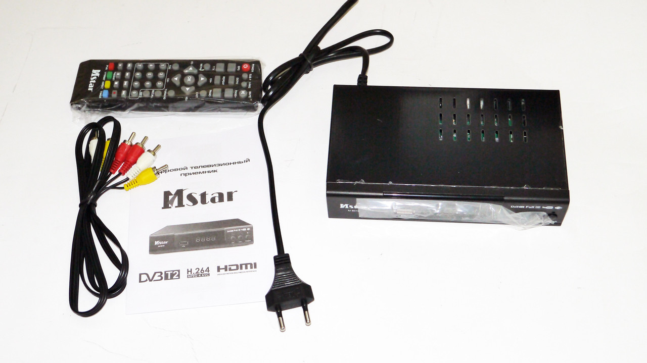 Mstar M-6010 Зовнішній тюнер DVB-T2 USB+HDMI