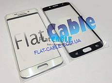 Скло тачскрину для Samsung G925F Galaxy S6 EDGE, біле White ORIGINAL