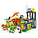 Конструктор JDLT 5243"Втеча будівля, фігурки 3 фігурки динозаврів, птеродактиль, 4 чоловічка", 135 деталей., фото 2