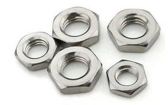 Гайка низька М3,5 DIN 439, ГОСТ 5916-70, DIN 936, фото 2