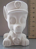 Гіпсова фігурка для розфарбовування статуетка. Гипсовая фигурка для раскрашивания. Щеня поліцейський