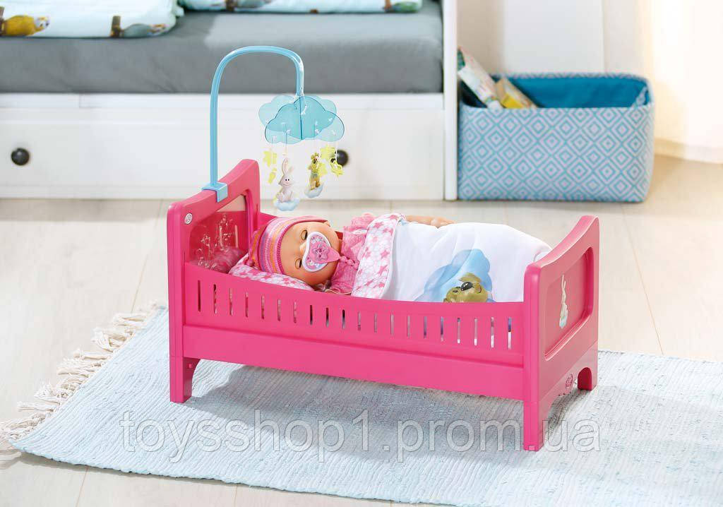 Беби Берн кроватка со светом и звуком для куклы Zapf Creation BABY Born Bed Toy - фото 1 - id-p771724003