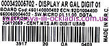 Дисплей/інтерфейс/ плата індикації (ф.у, EU) котлів газових Ariston Clas, артикул 65104448, код запчастини 0155, фото 6