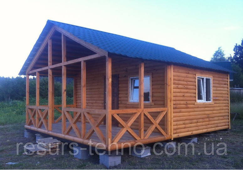 Модульний будинок під баню 6 м х 5 м