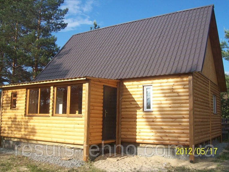 Будинок під лазнею 6 м х 7 м