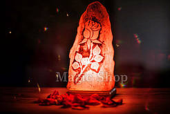 Соляна лампа Троянда, нічник HealthLamp
